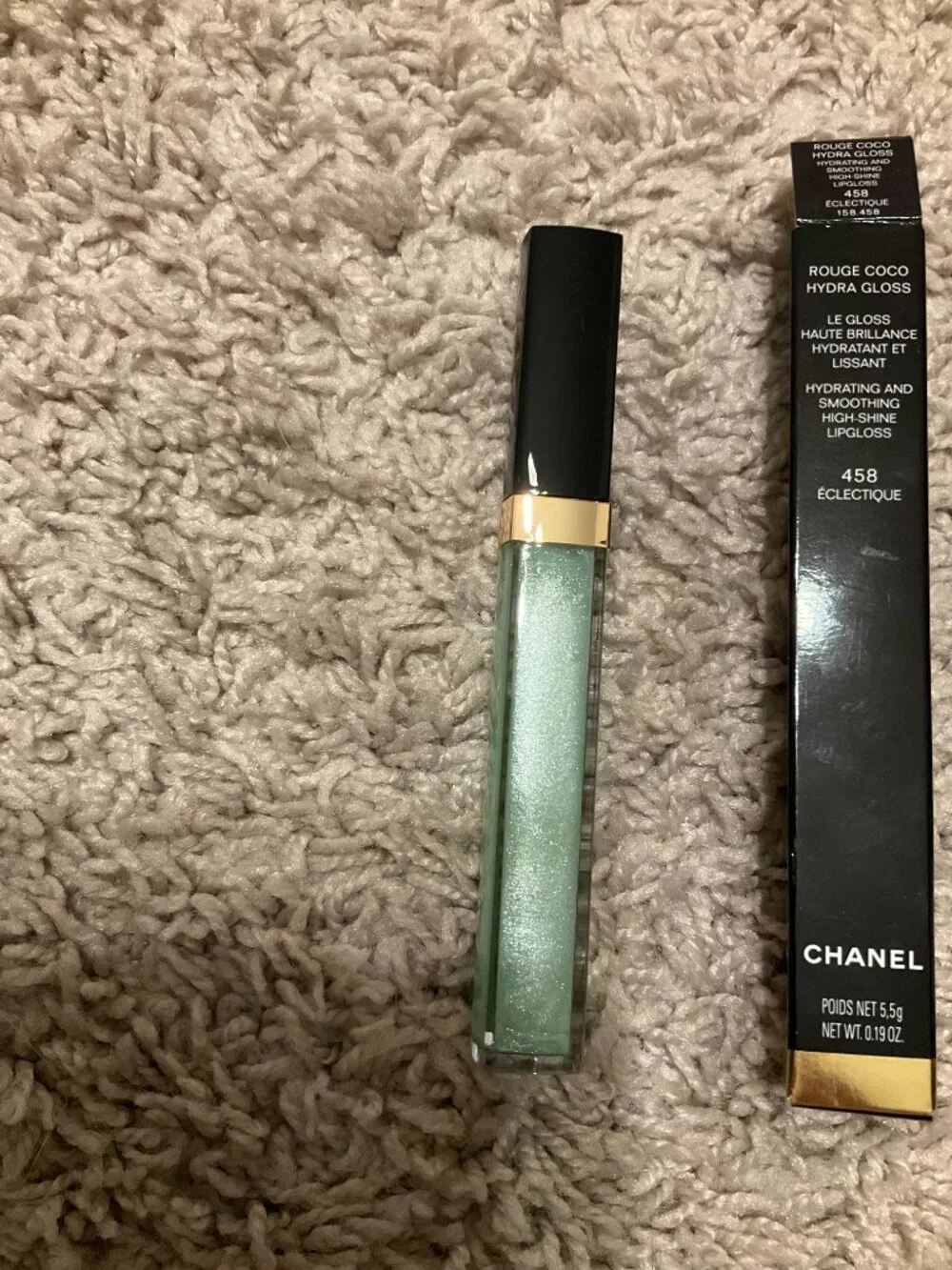 CHANEL ROUGE COCO HYDRA GLOSS Hydrating and Smoothing High-Shine Lipgloss 458 -